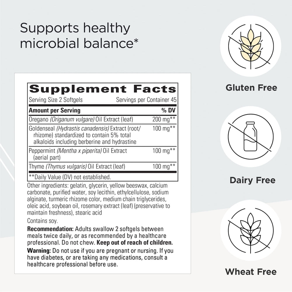 Integrative Therapeutics Y Formula capsules lined up for convenient daily intestinal support