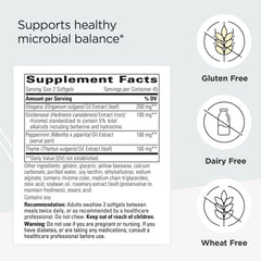 Integrative Therapeutics Y Formula capsules lined up for convenient daily intestinal support