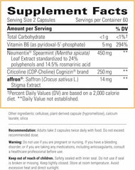 Neurologix capsules close-up emphasizing non-stimulant focus support.