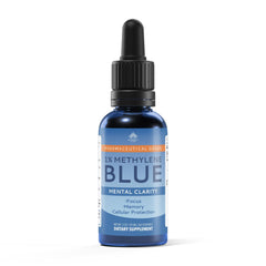 Integrity Vitamins Methylene Blue Drops bottle with clear label for precise research dosing.