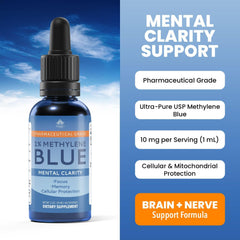 Integrity Vitamins Methylene Blue Drops precise dropper enables controlled measurements for experiments