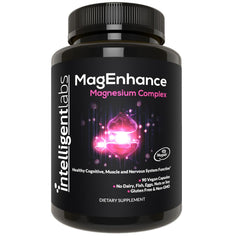 Intelligent Labs MagEnhance bottle for daily magnesium support.