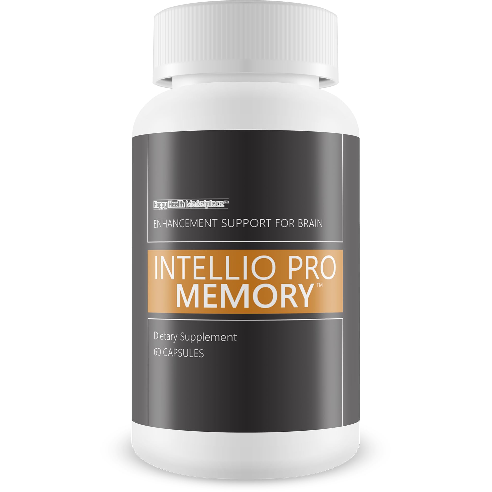 Intellio Pro Memory bottle pour supports easy daily brain health routine