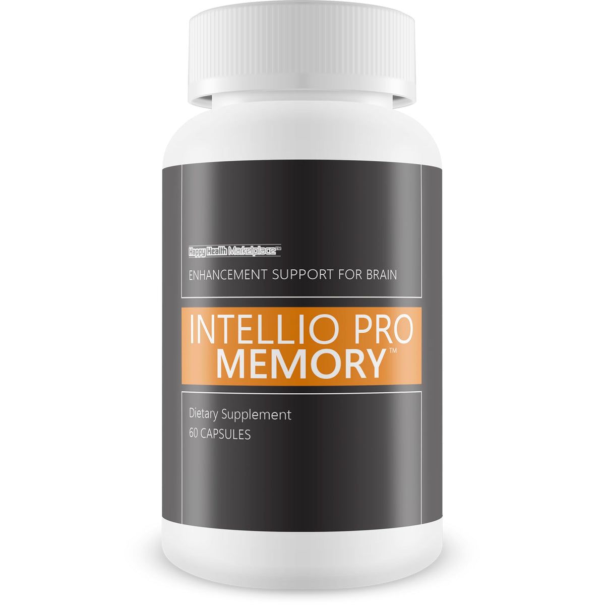 Intellio Pro Memory bottle pour supports easy daily brain health routine
