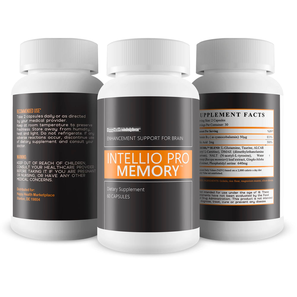 Senior daily use scene with Intellio Pro Memory for cognitive vitality