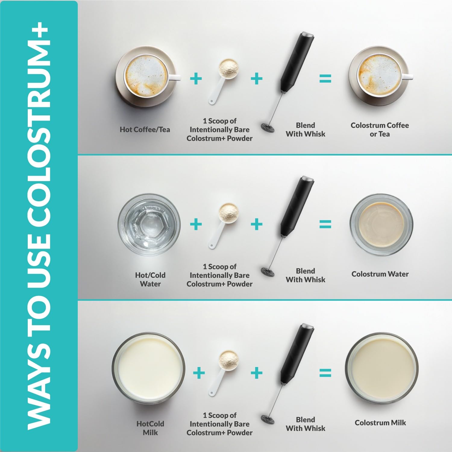 Intentionally Bare colostrum-collagen powder skin hair nails focus for beauty routines
