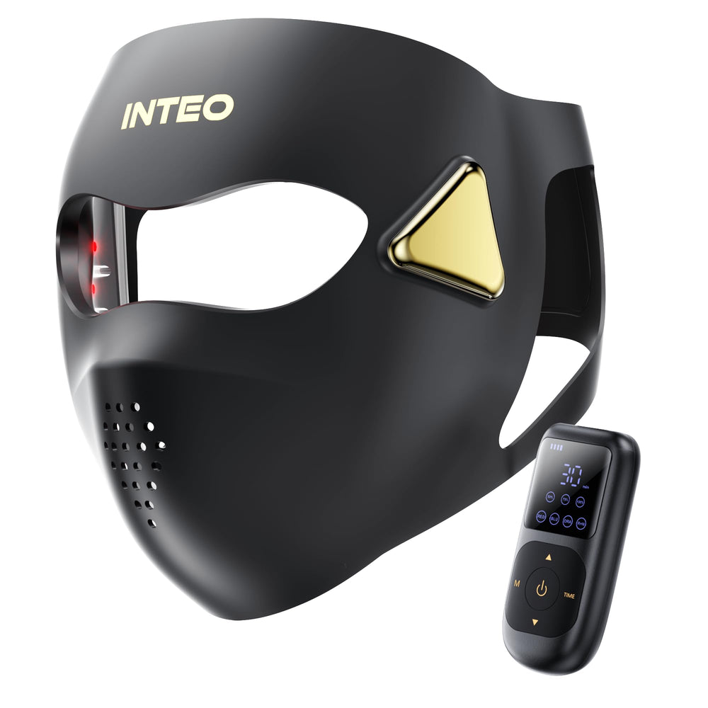 INTEO 4D fit mask with ergonomic design for even light coverage.