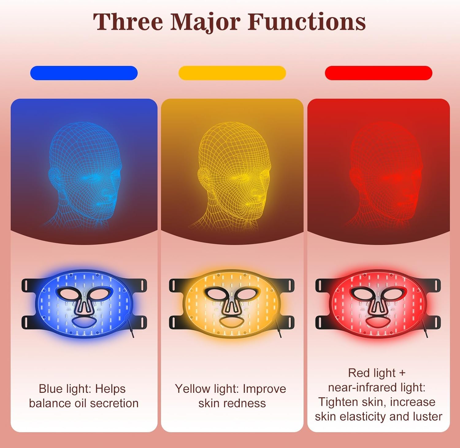 INTEO eye mask protects eyes while using the device.