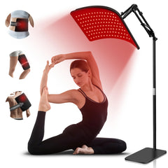 INTEO red light therapy pad removable with elastic strap for flexible home use.