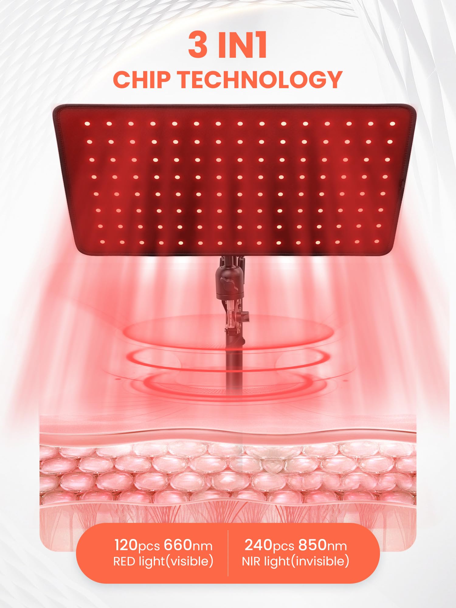INTEO red light therapy pet-friendly setup for gentle routines.
