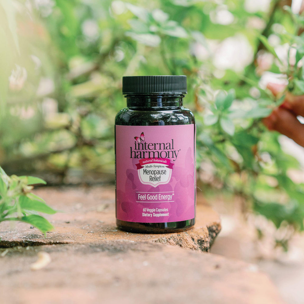 Internal Harmony Ashwagandha and Cordyceps capsules support stress relief and consistent energy.