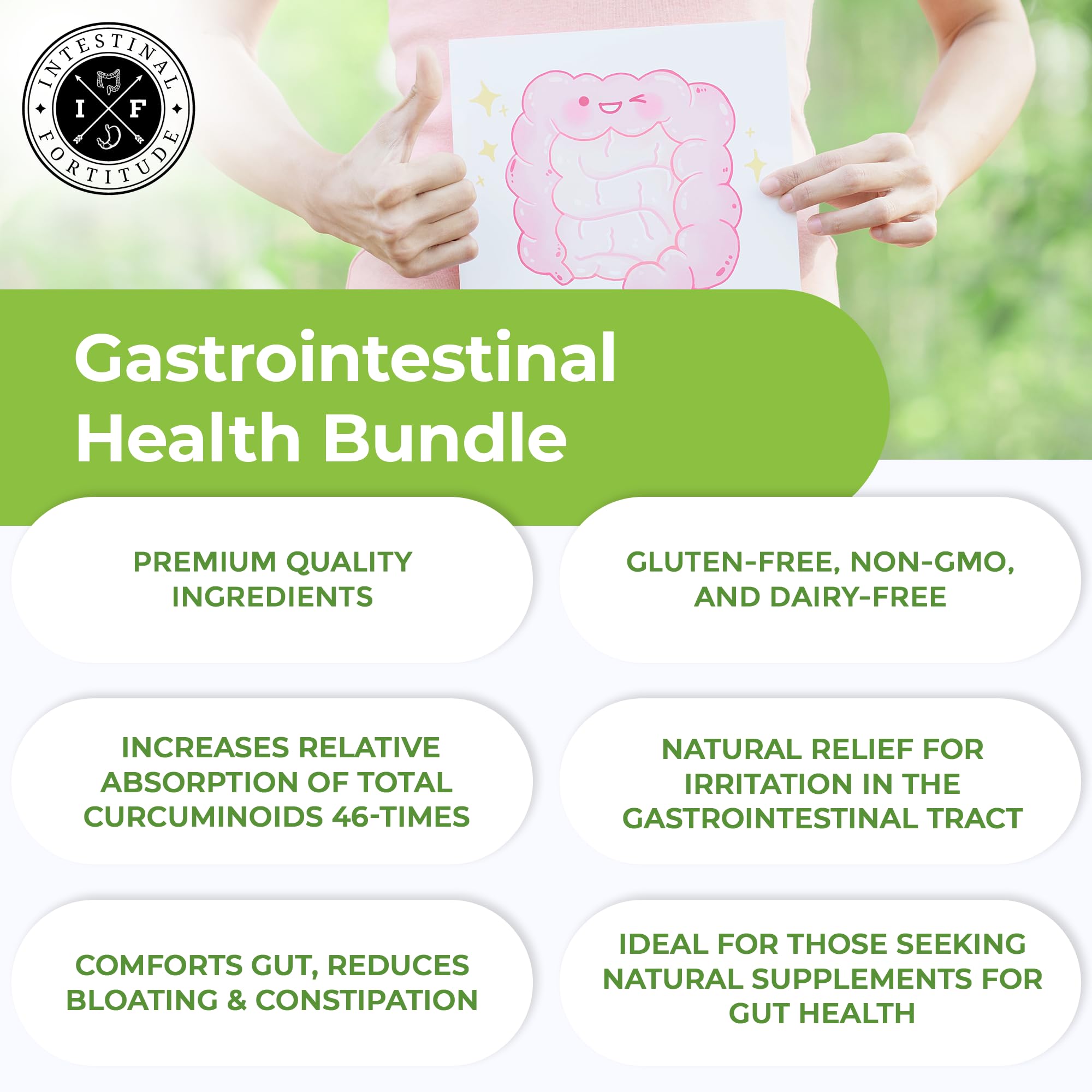 Intestinal Fortitude AI-5: boswellia serrata en formulación para salud intestinal.