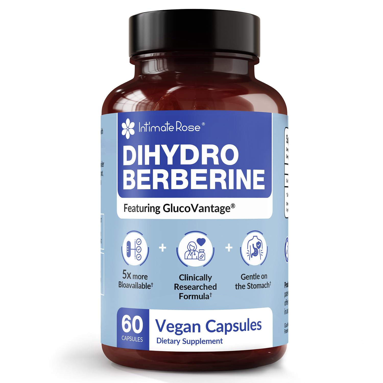 Intimate Rose DHB 200mg capsules for daily absorption and easy dosing