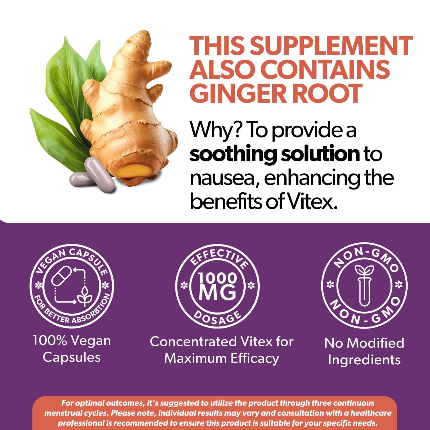 Intimate Rose Vitex bottle label close-up highlighting cycle-support details.