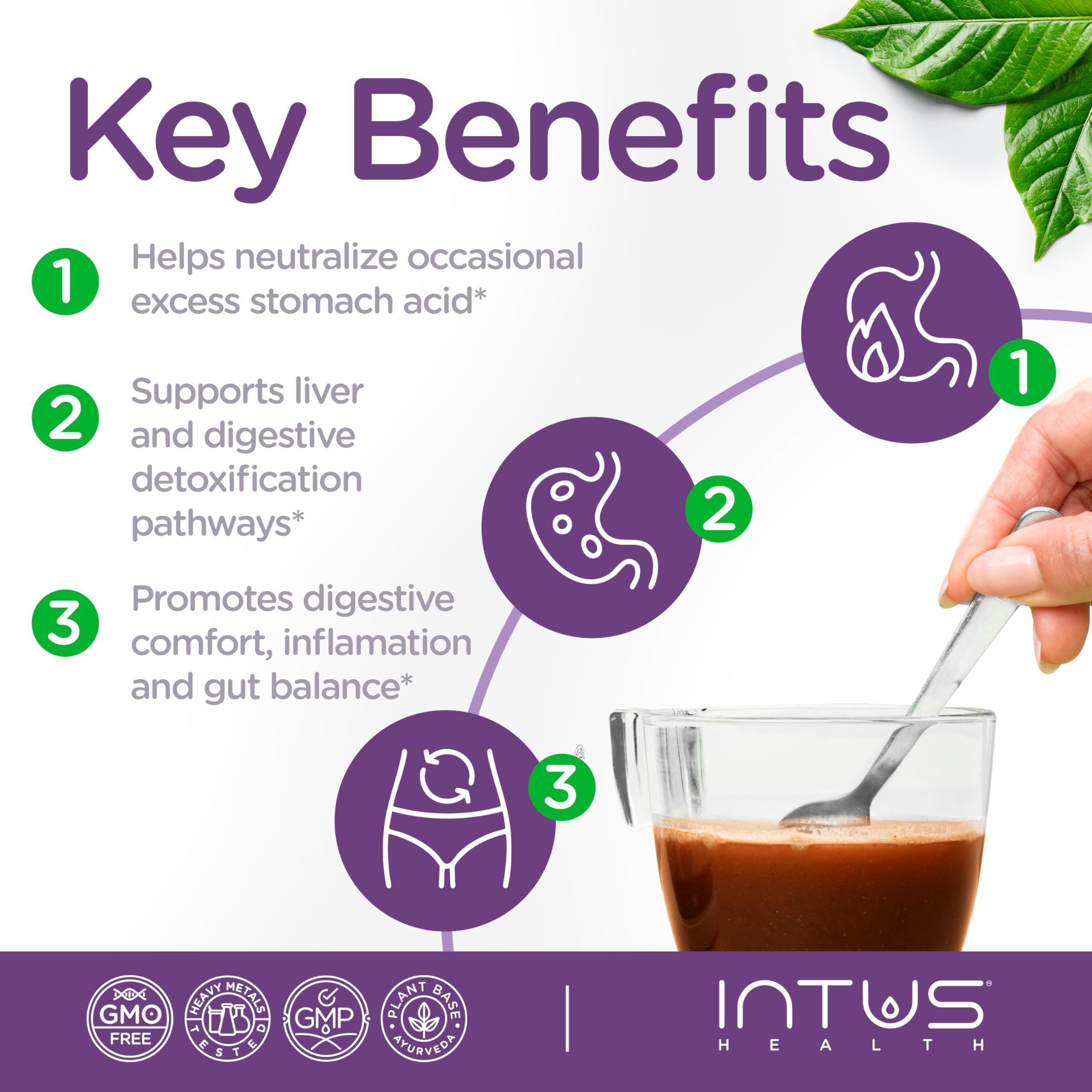 INTUS Detox on a wellness routine setting