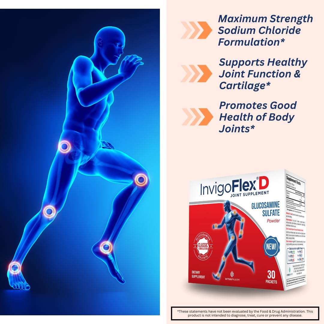 INVIGOFLEX D 30-pack packets for convenient daily use