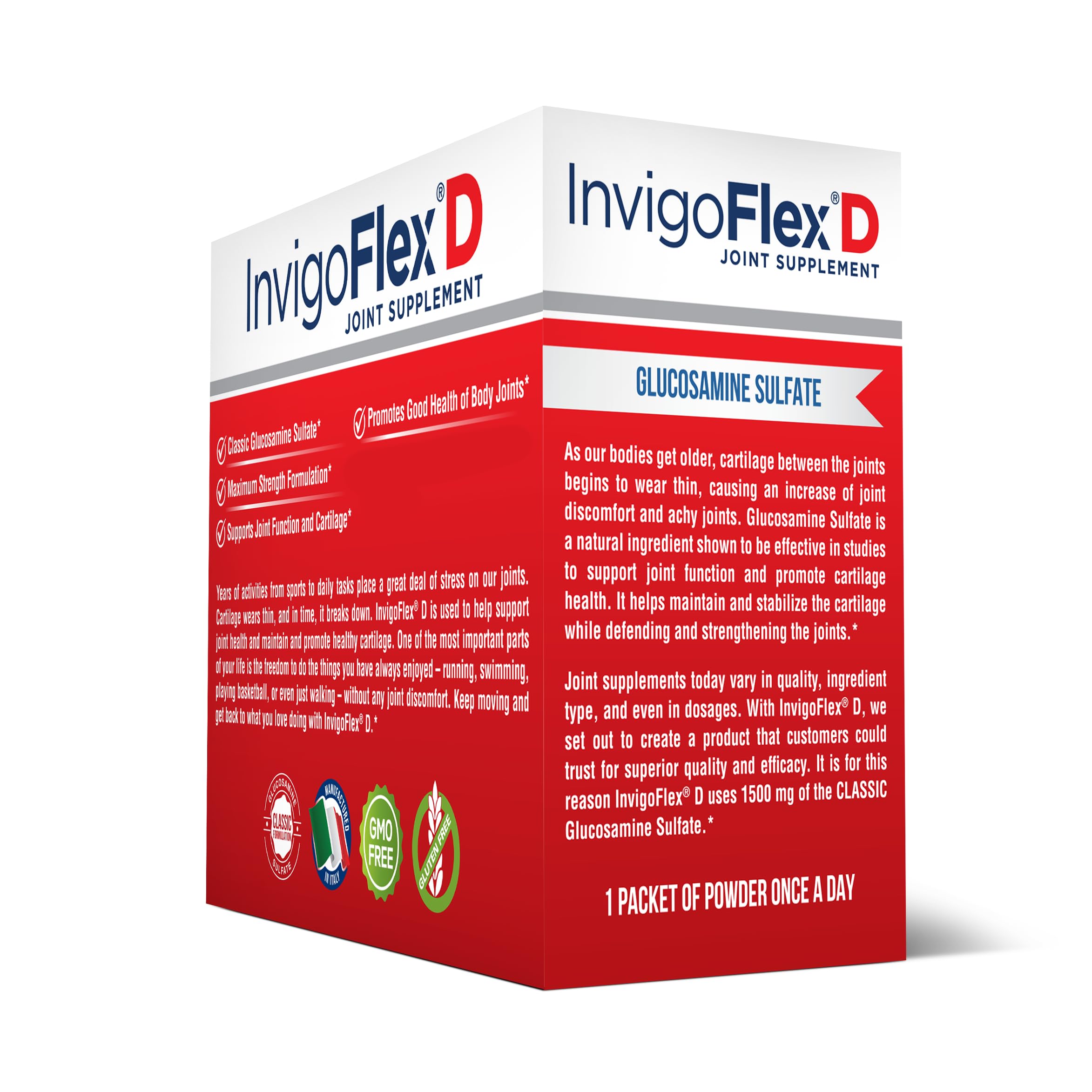 INVIGOFLEX D in an active morning routine scene