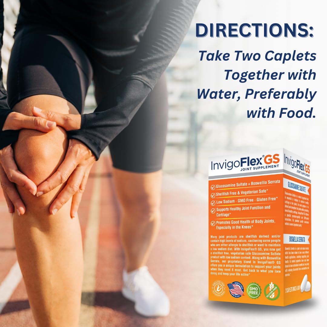 INVIGOFLEX GS non-GMO and gluten-free formulation for inclusive use.