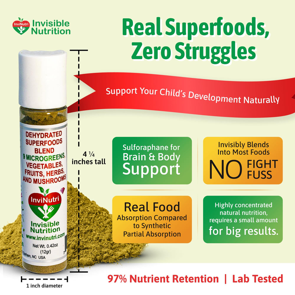 InviNutri scoop demonstrates easy dosing for blending into most foods.