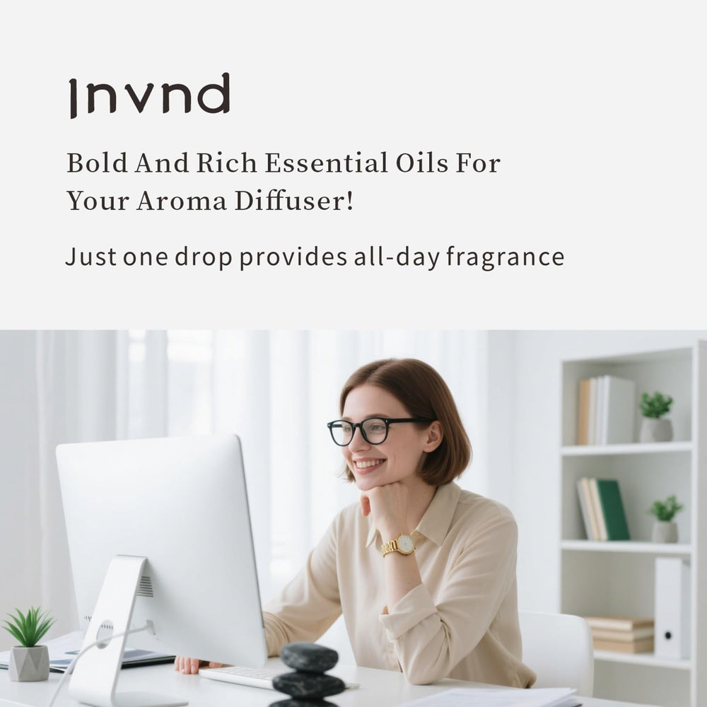 Invnd long-lasting fragrance diffusion shown in a living room setting