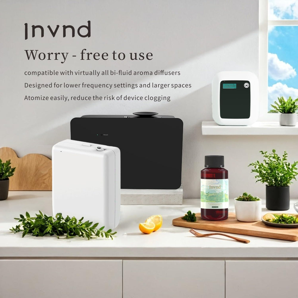 Invnd tea-fragrance scent in a diffuser visual for light ambience