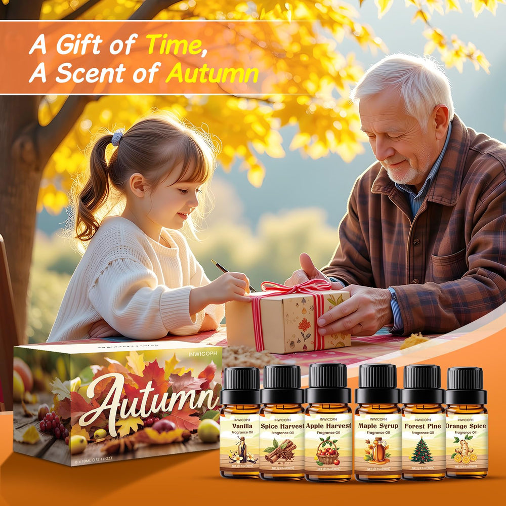 INWICOPH Autumn Gift Box packaging showcasing seasonal scents