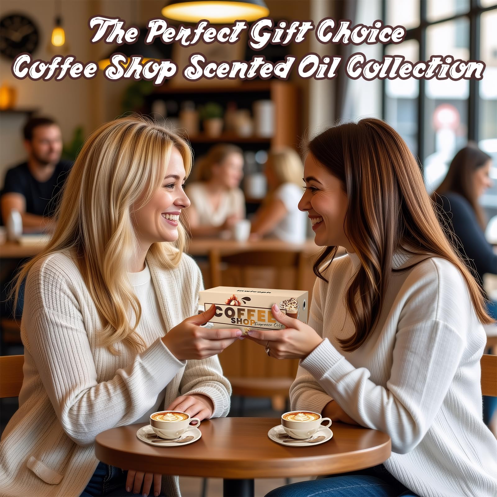 INWICOPH coconut eggnog bottle-pour scent for cozy evenings