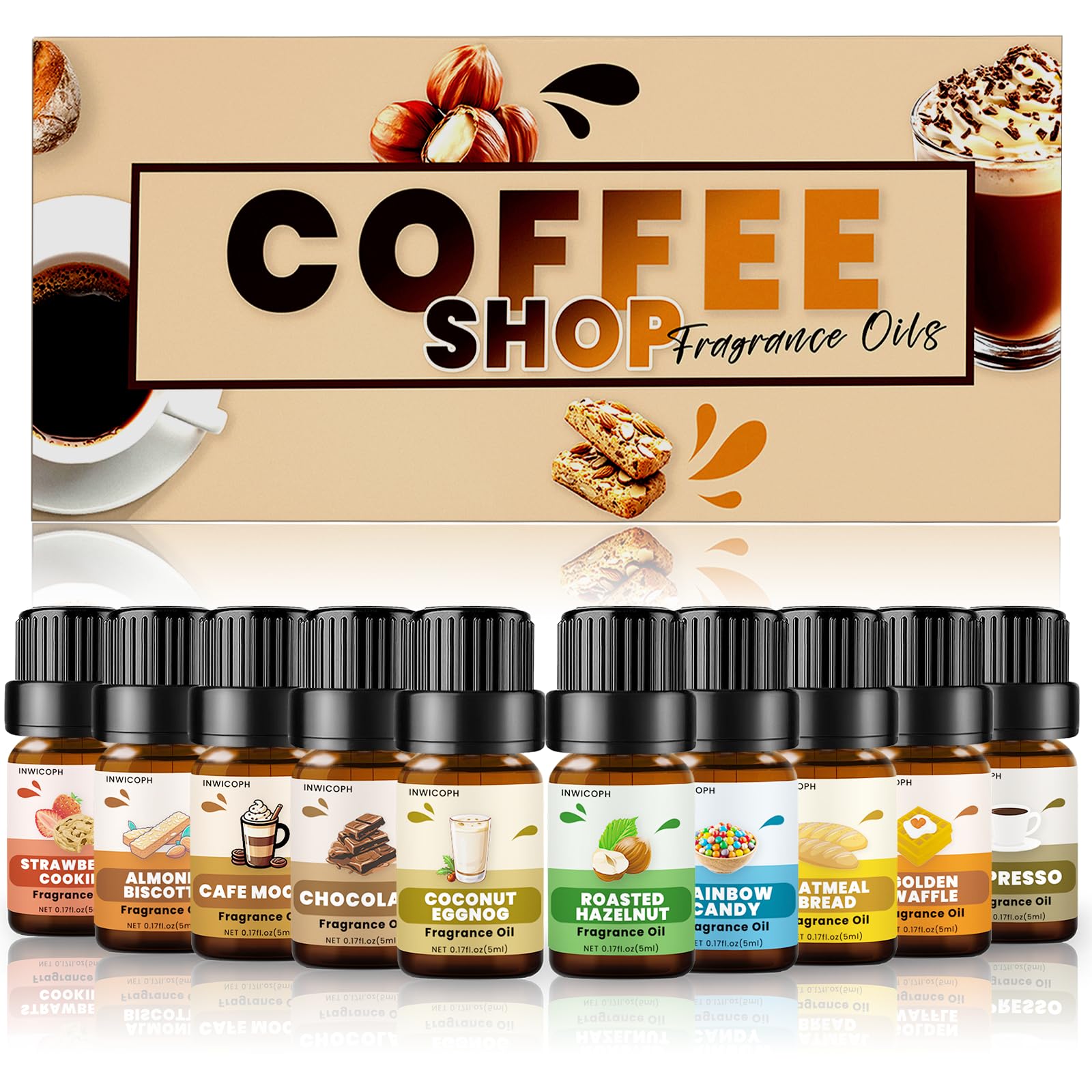 INWICOPH espresso bottle-pour scent enhances cozy mornings