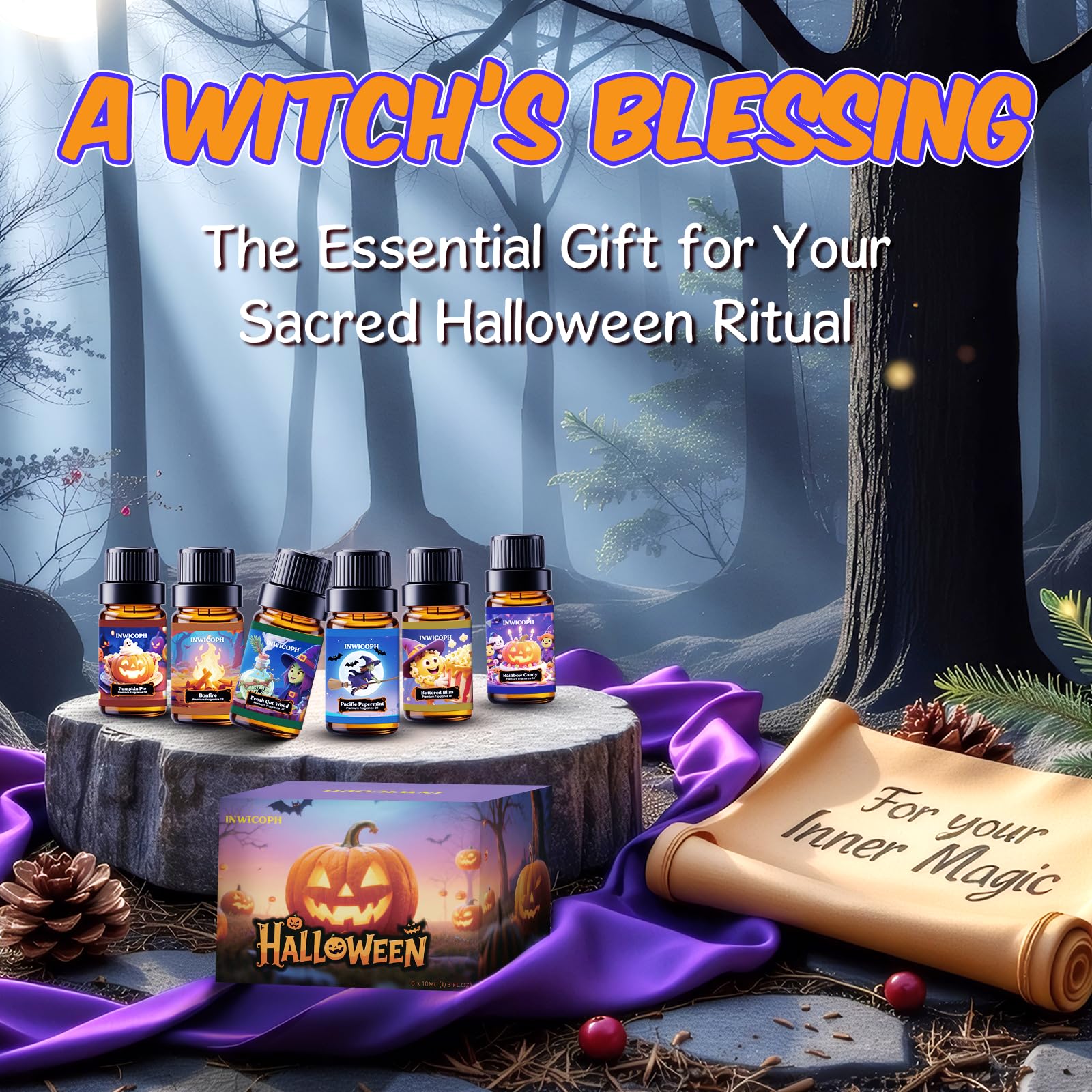 INWICOPH Diffuser-ready blends for Halloween projects.