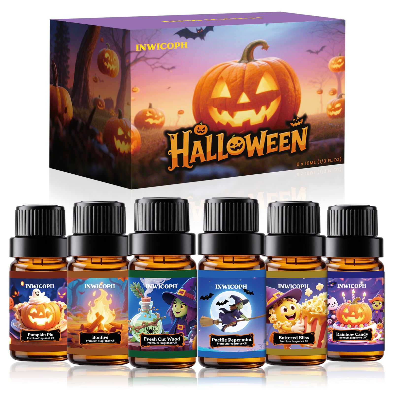 INWICOPH Pumpkin Pie fragrance oil for diffusers and candles.