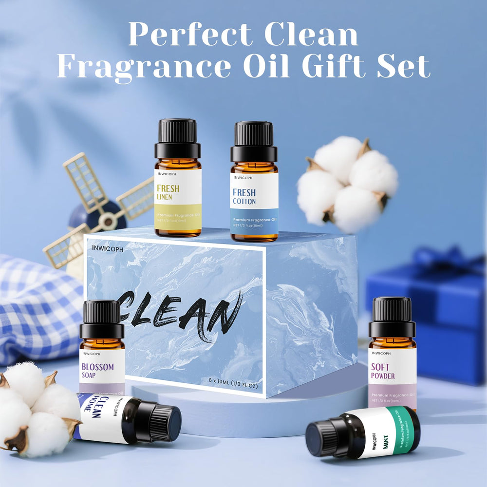 INWICOPH mint fragrance oil provides refreshing notes for diffusers.