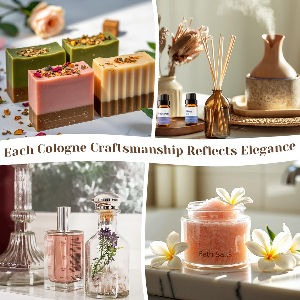 INWICOPH Six-fragrance oils gift pack ready for candles and soaps.