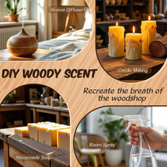 INWICOPH Smokey Leather oil offers bold, distinctive scent for décor.