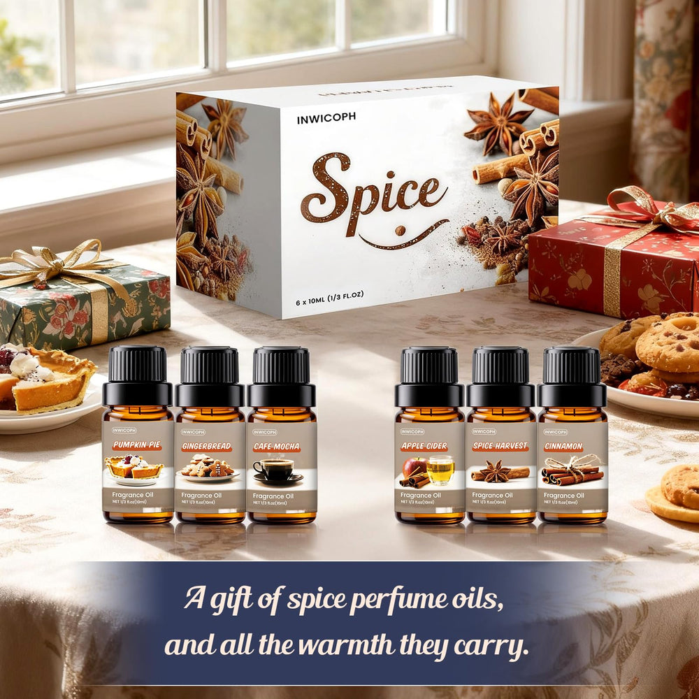 INWICOPH Spice Fragrance Set Gift Packaging ready to gift.