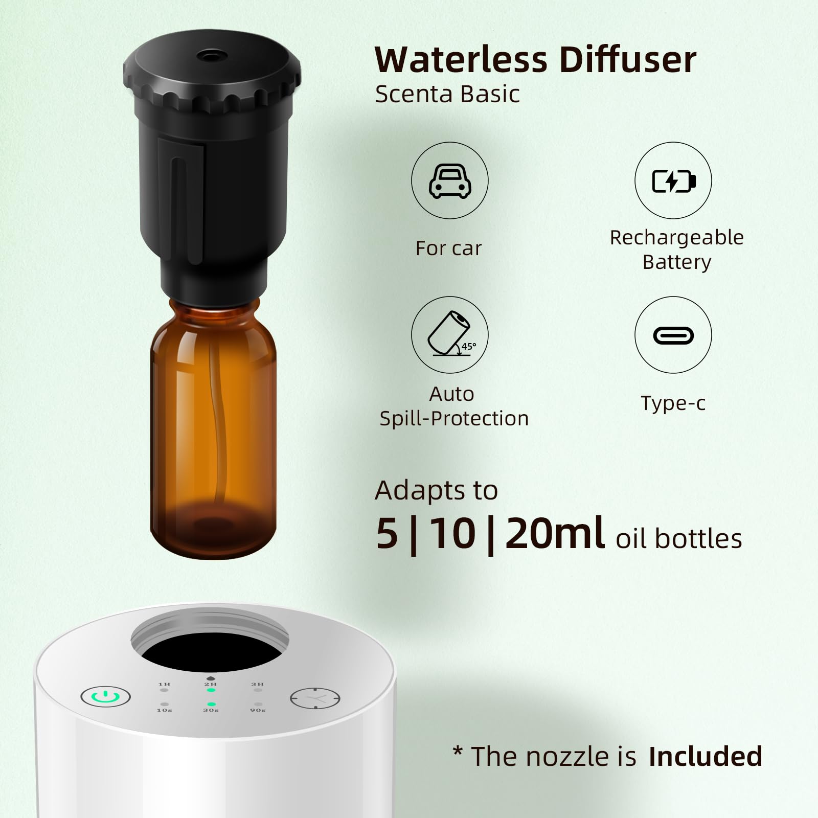 INXDOLHOM car cup holder setup for travel friendly fragrance