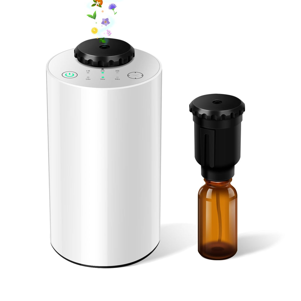 INXDOLHOM waterless diffuser white for pure aromatherapy anywhere