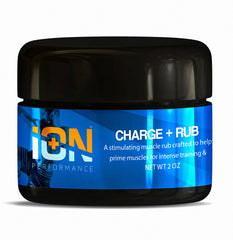 iON Performance Creatine Rub orange scent during warmups