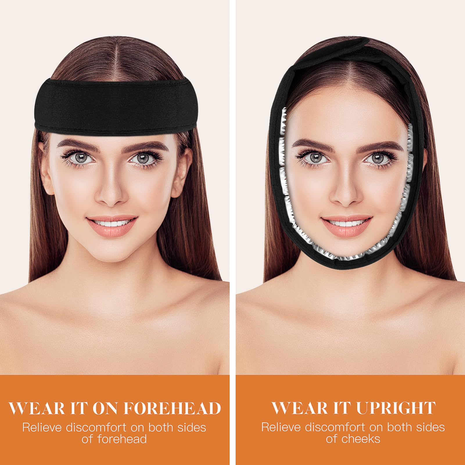 Ipetboom headband during yoga for comfortable support