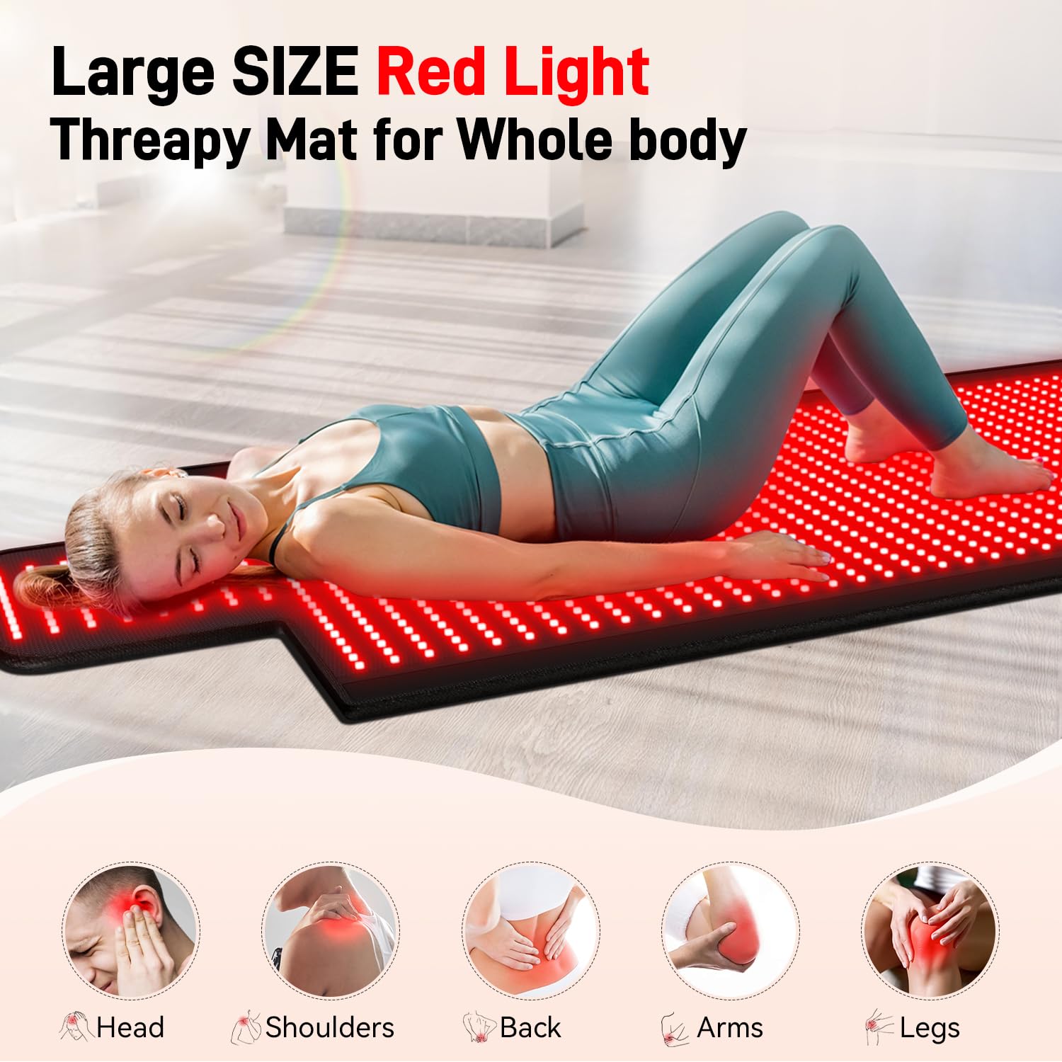 ipremium 1370 LED with 660nm and 850nm for deeper tissue reach.