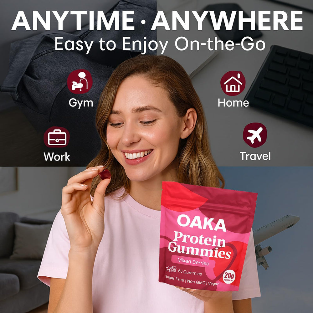ipxkwll OAKA serving idea showcasing daily protein boost.