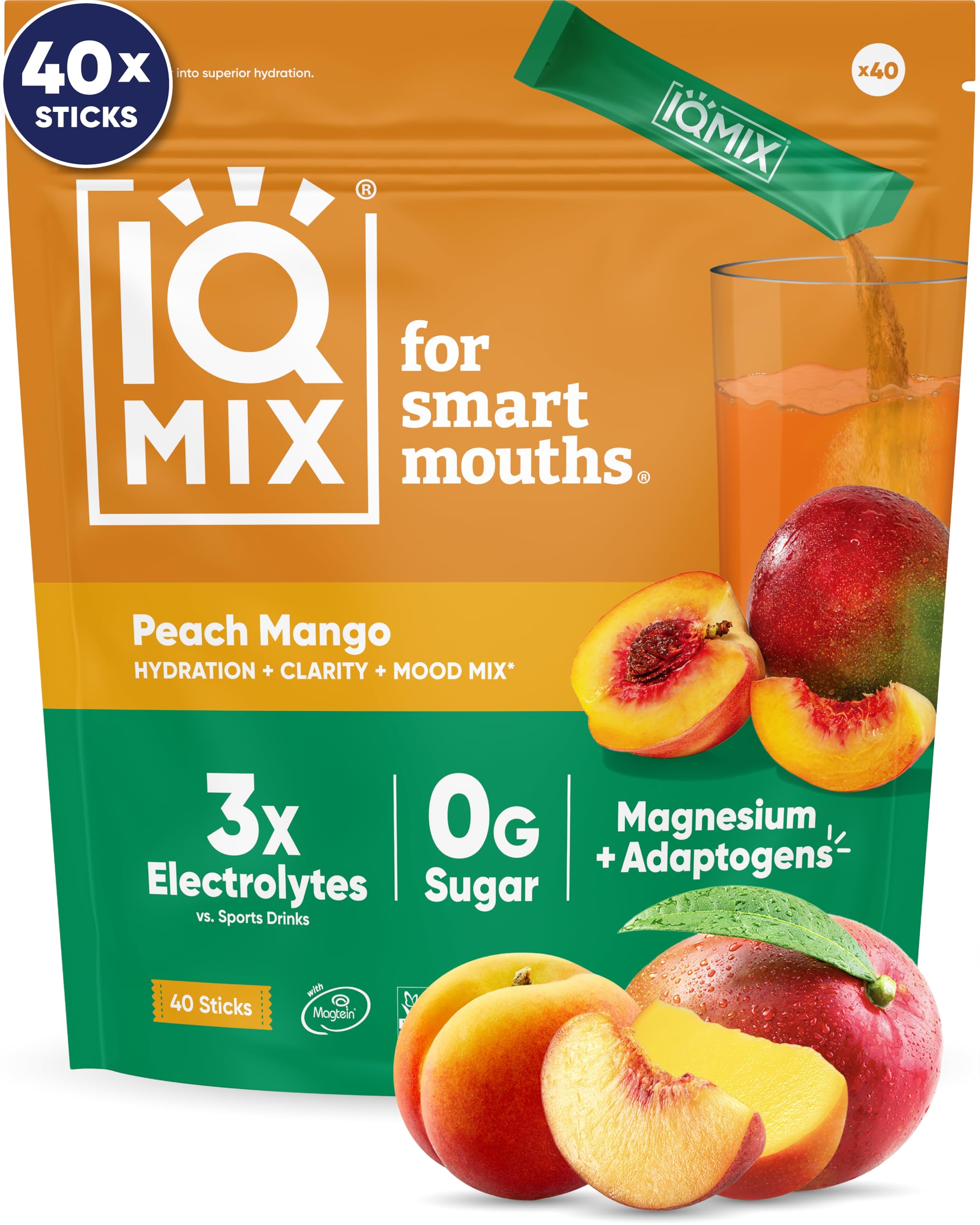 IQBAR IQMIX hydration packet for quick on-the-go hydration