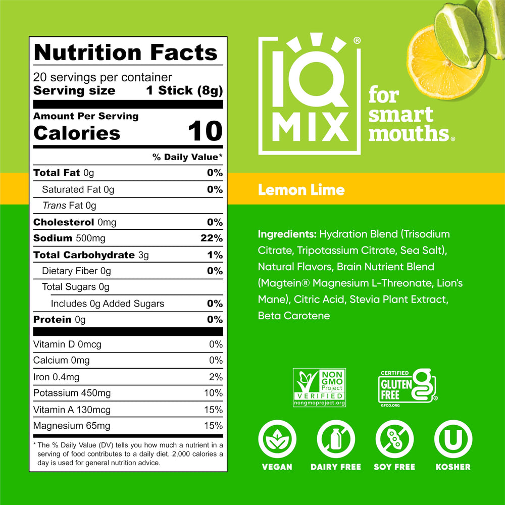 IQMIX being poured into a water bottle for refreshing hydration