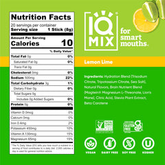 IQMIX being poured into a water bottle for refreshing hydration