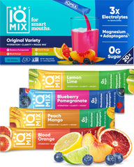 IQMIX blood orange packet for on-the-go hydration and focus.