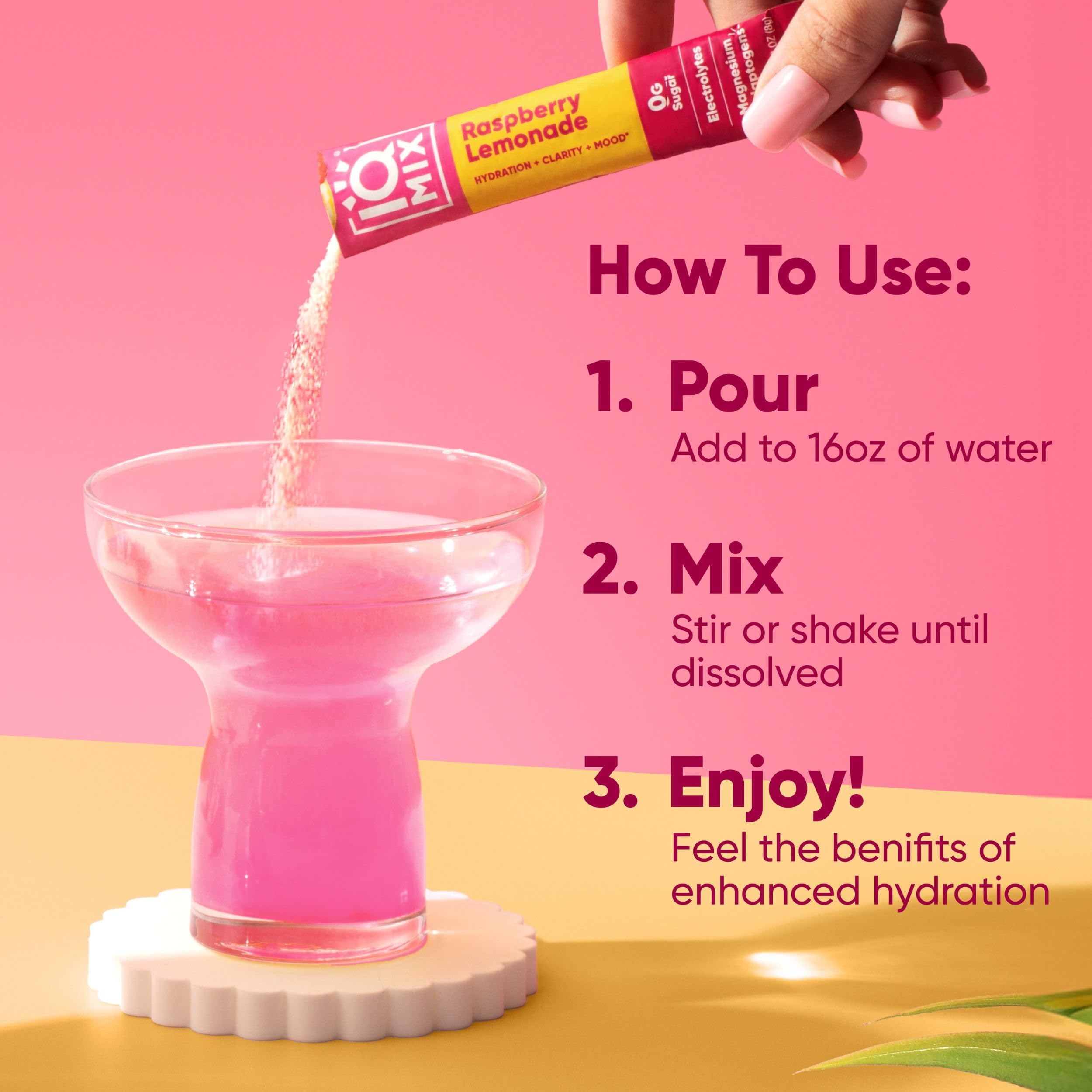 IQMIX flavor variety pack display showing tasty options