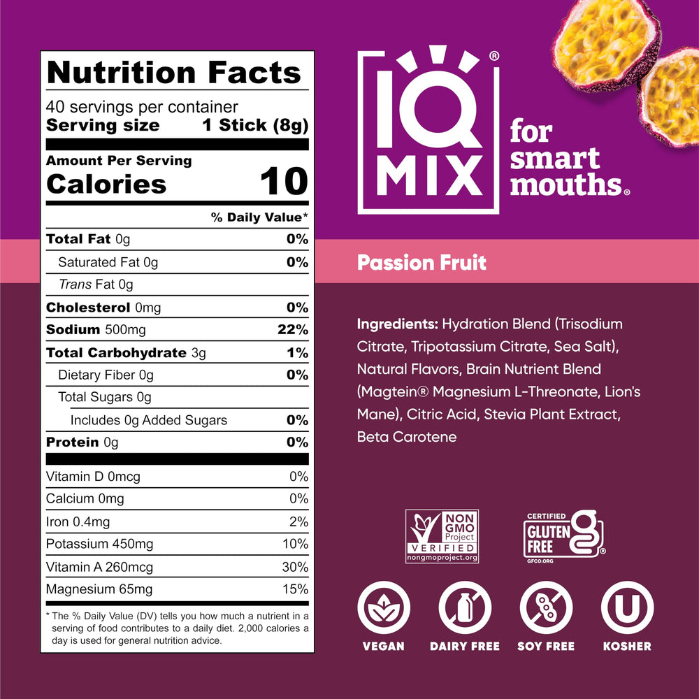 IQMIX hydration bottle pour for quick, refreshing hydration