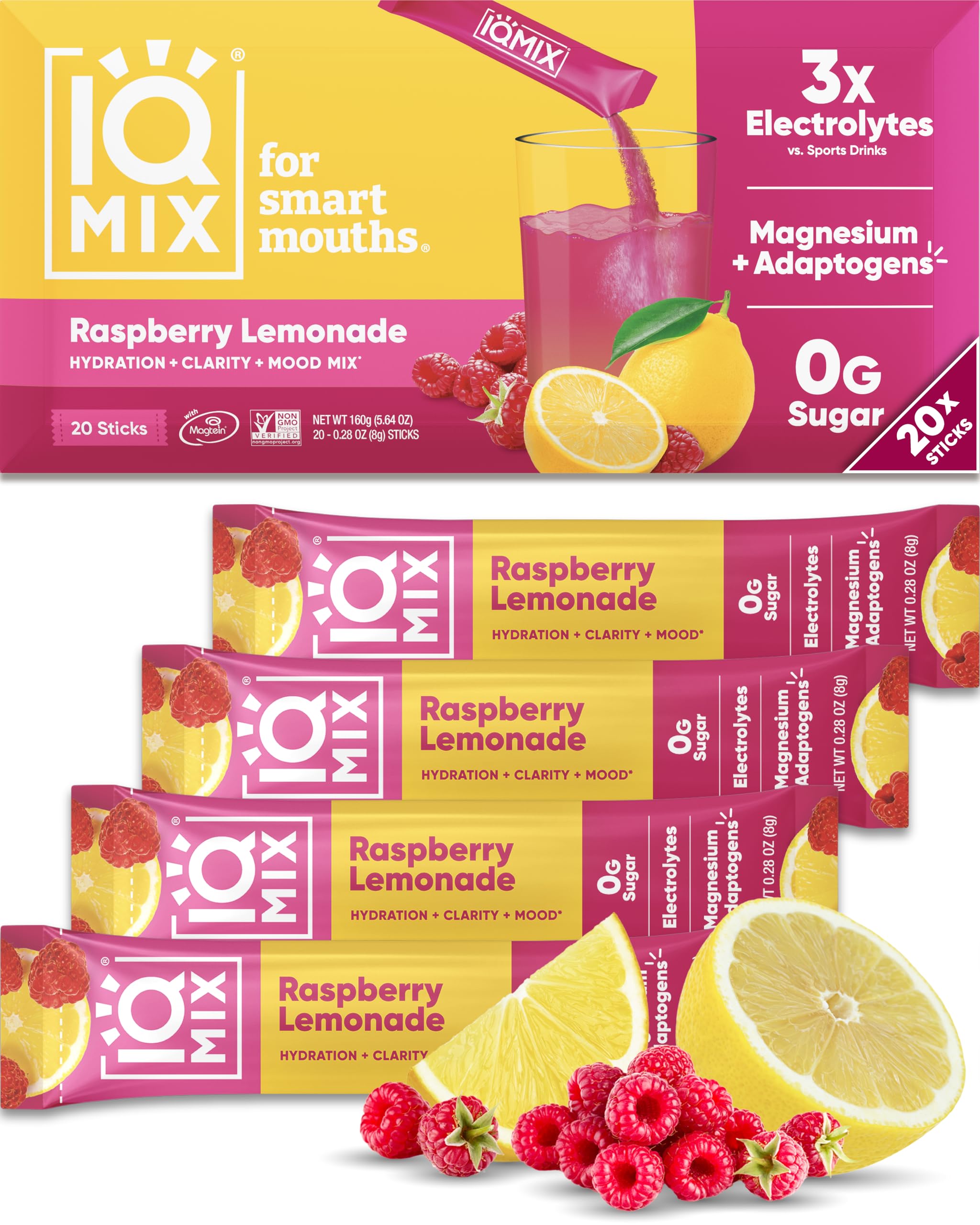 IQMIX hydration packet set for on-the-go hydration and flavor