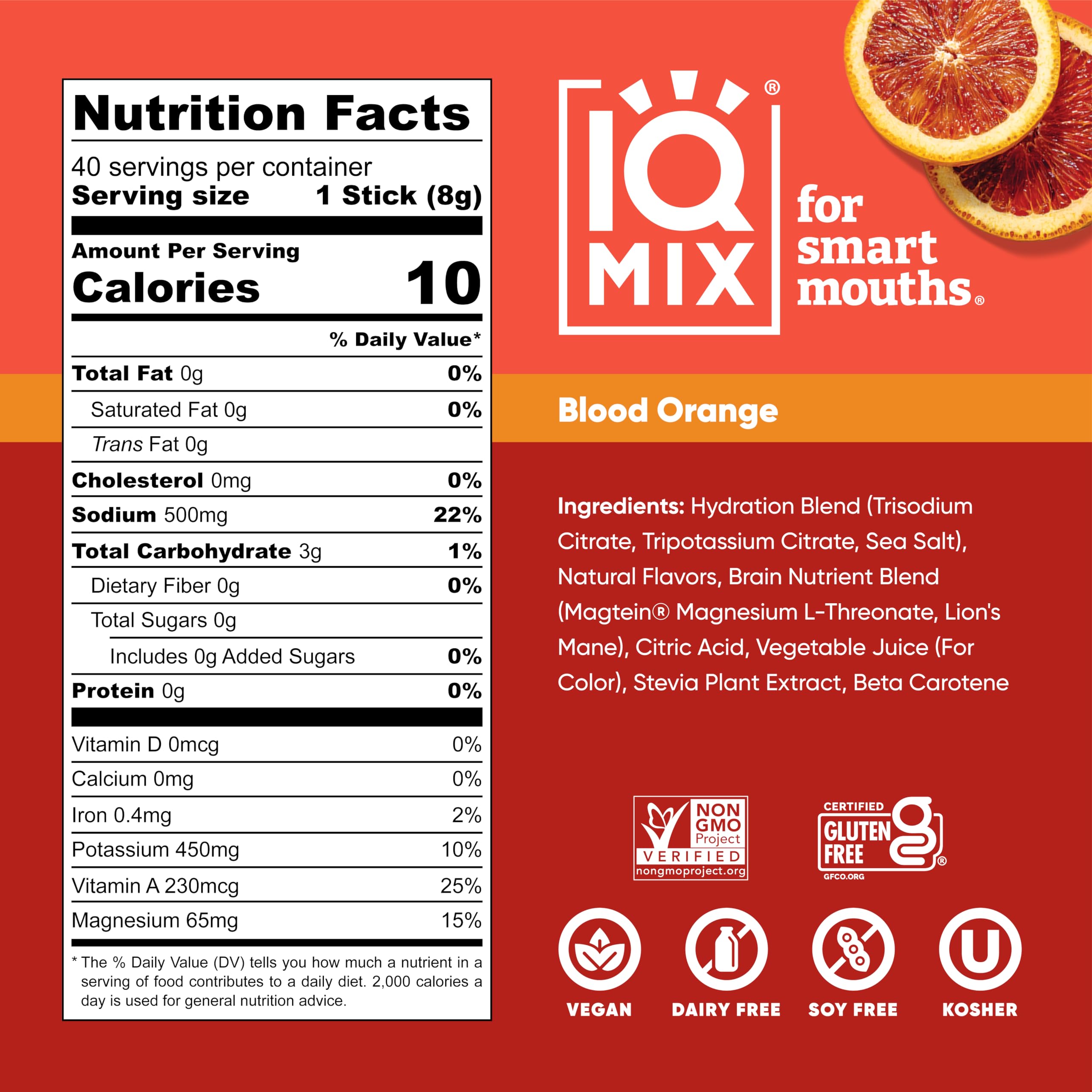 IQMIX Lion's Mane brain nutrients highlight focus support