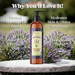 IQ Natural Organic Lavender Body Oil pampered skin with soothing aroma.