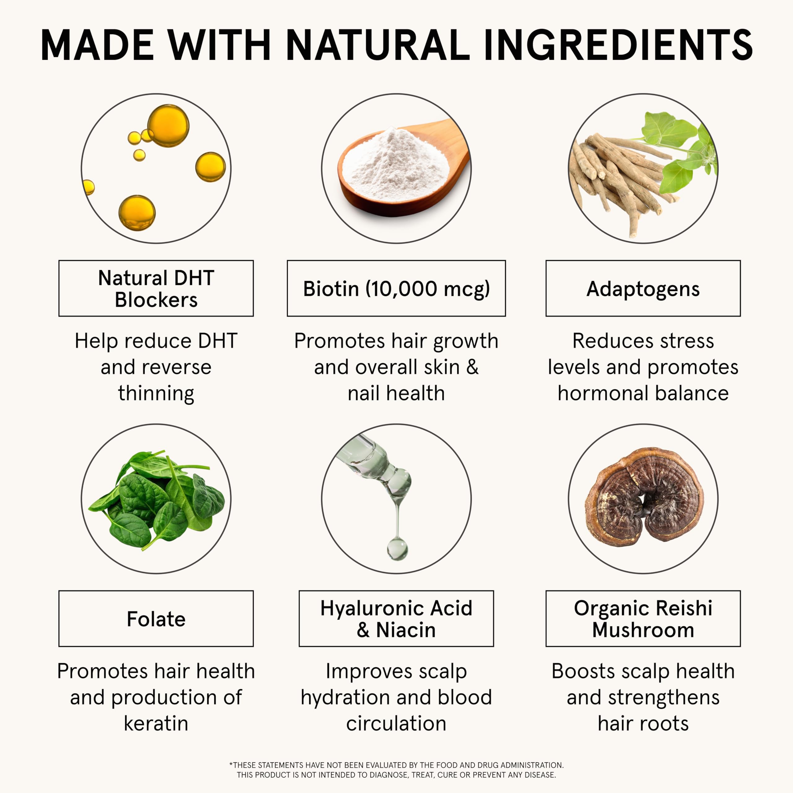 iRestore supplement label close-up highlights key ingredients for hair health.